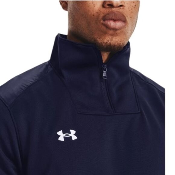 NWT Under Armour Men's UA Command ¼ Zip Color Midnight Navy Size M - Picture 4 of 8